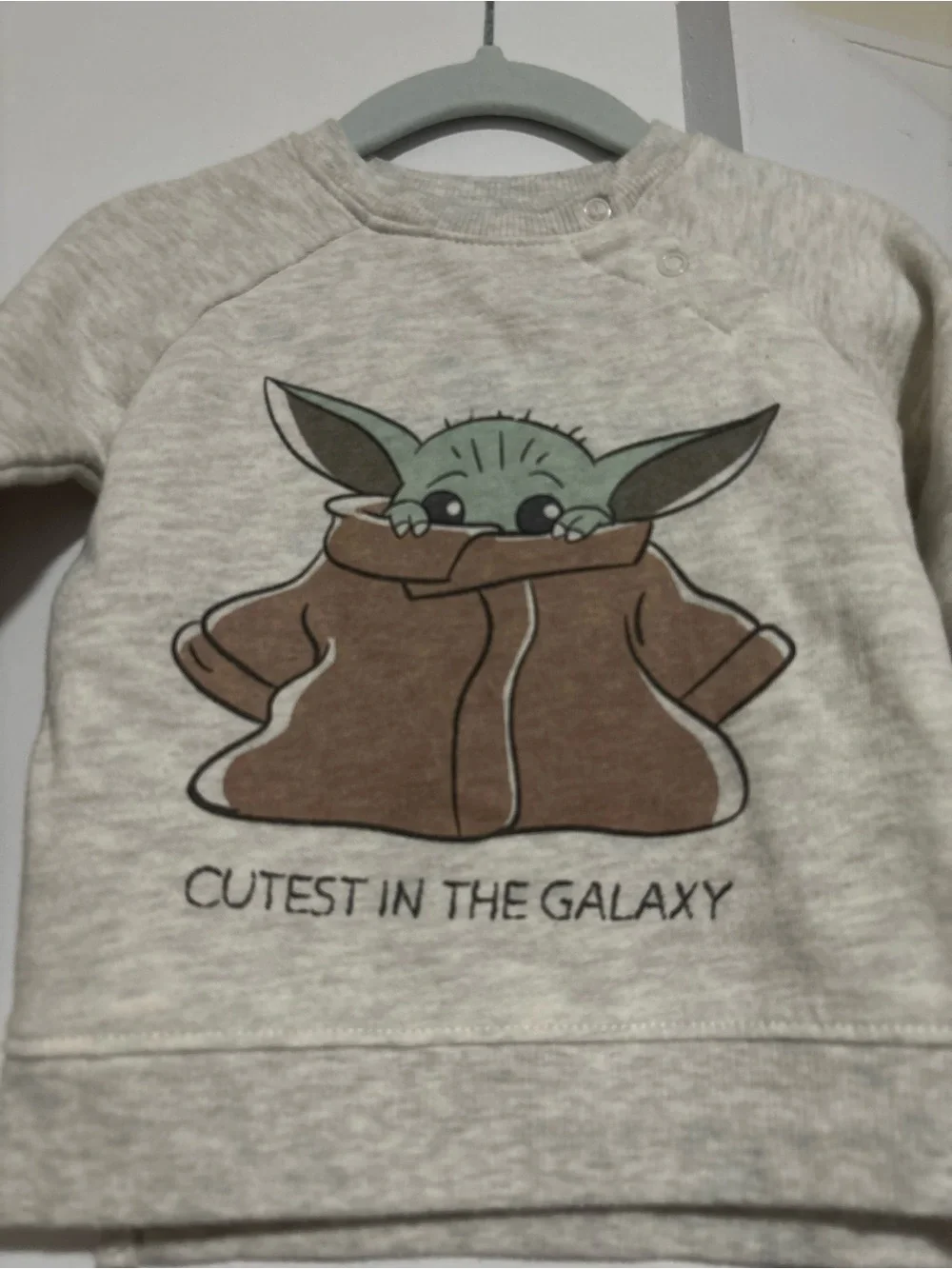 Star Wars 18 month crewneck sweatshirt Yoda Cutest in the Galaxy